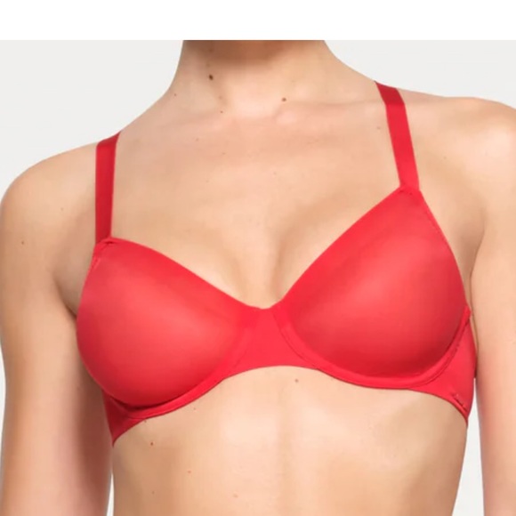 SKIMS No Show unlined molded Demi bra 34DD NWT (SK0004) - Picture 3 of 7